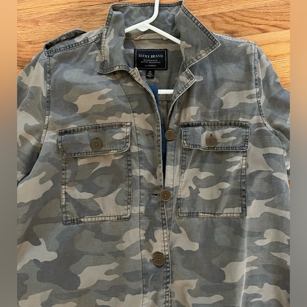 Lucky Brand Camouflage Jacket